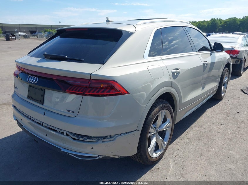 2020 Audi Q8 VIN WA1BVAF13LD014028 IAAI salvage auction — FRONT END, Salvage Title, sold $10,200 on 2026-08-01 (photo 4)
