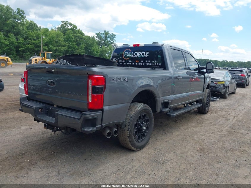 2024 Ford F350 VIN 1FT8W3BTXRED79602 IAAI salvage auction — FRONT END, Salvage Title, sold $8,100 on 2026-07-29 (photo 4)