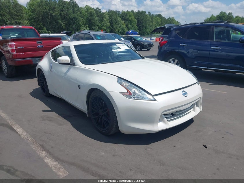 2009 Nissan 370z VIN JN1AZ44E49M403009 IAAI salvage auction — LEFT SIDE, Salvage (Idaho), sold $25 on 2026-07-29 (photo 1)