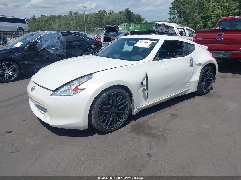 2009 Nissan 370z VIN JN1AZ44E49M403009 IAAI salvage auction — LEFT SIDE, Salvage (Idaho), sold $25 on 2026-07-29 (photo 2)