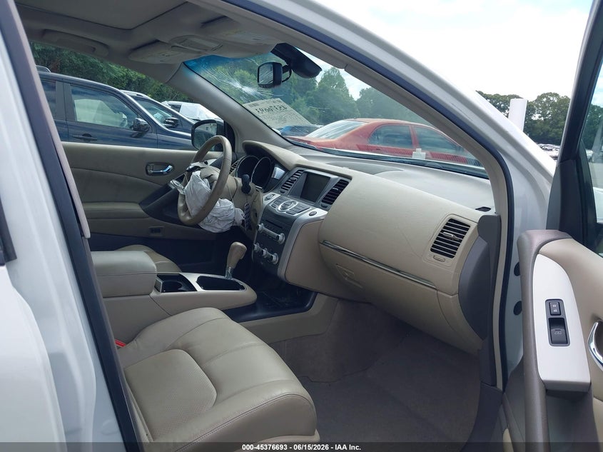 2011 Nissan Murano VIN JN8AZ1MW7BW183335 IAAI salvage auction — LEFT SIDE, Salvage (North Carolina), sold $375 on 2026-07-16 (photo 5)