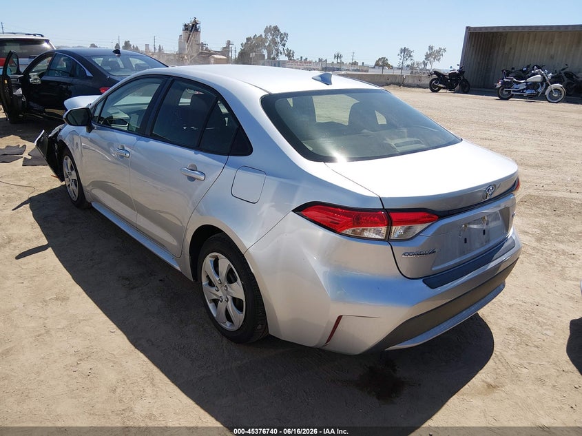 2020 Toyota Corolla VIN JTDEPRAE1LJ101255 IAAI salvage auction — FRONT END, Salvage Title, sold $4,550 on 2026-07-11 (photo 3)