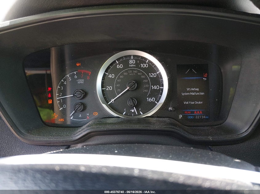 2020 Toyota Corolla VIN JTDEPRAE1LJ101255 IAAI salvage auction — FRONT END, Salvage Title, sold $4,550 on 2026-07-11 (photo 7)