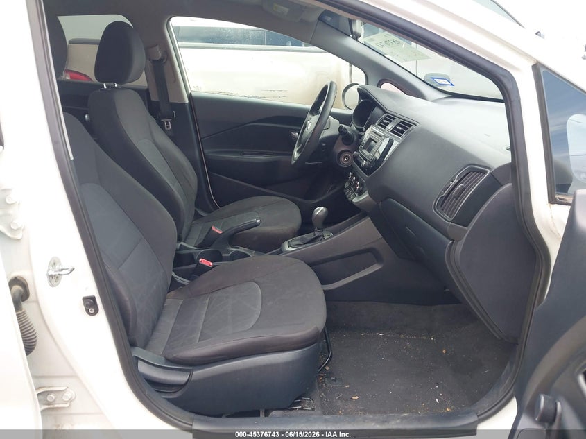 2016 Kia Rio VIN KNADM4A32G6554831 IAAI salvage auction — HAIL, Original (Texas), sold $1,725 on 2026-07-13 (photo 5)