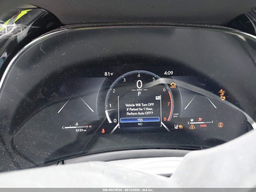 2026 Lexus Tx VIN 5TDAAAB67TS058262 IAAI salvage auction — FRONT END, Original (Texas), sold $20,025 on 2026-08-27 (photo 7)
