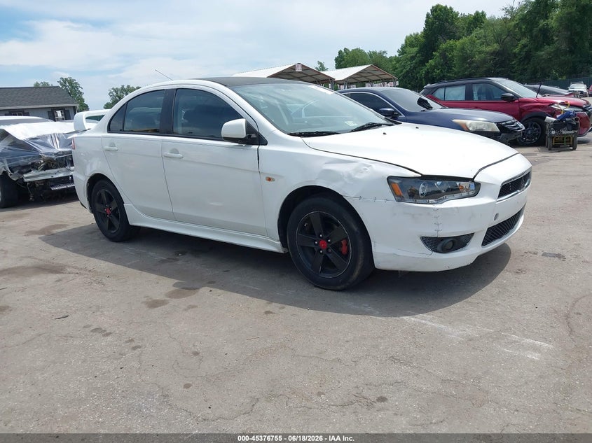 2009 Mitsubishi Lancer VIN JA3AU26U79U035363 IAAI salvage auction — SIDE, Salvage - Greater Than 75% (Maryland), sold $250 on 2026-07-11 (photo 1)