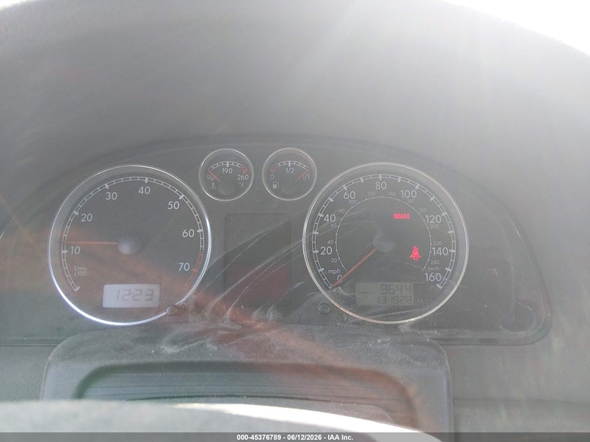 2005 Volkswagen Passat VIN WVWDD63B15E026929 IAAI salvage auction — UNDERCARRIAGE, Salvage (Missouri), sold $300 on 2026-07-21 (photo 7)