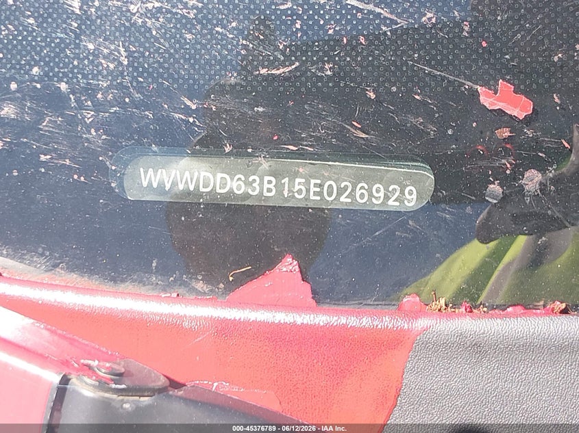 2005 Volkswagen Passat VIN WVWDD63B15E026929 IAAI salvage auction — UNDERCARRIAGE, Salvage (Missouri), sold $300 on 2026-07-21 (photo 9)