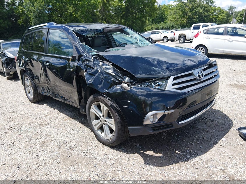2013 Toyota Highlander VIN 5TDDK3EH8DS277560 IAAI salvage auction — ROLLOVER, Bill Of Sale Destruction Only - Salvage (Ohio), sold $1,150 on 2026-07-21 (photo 1)