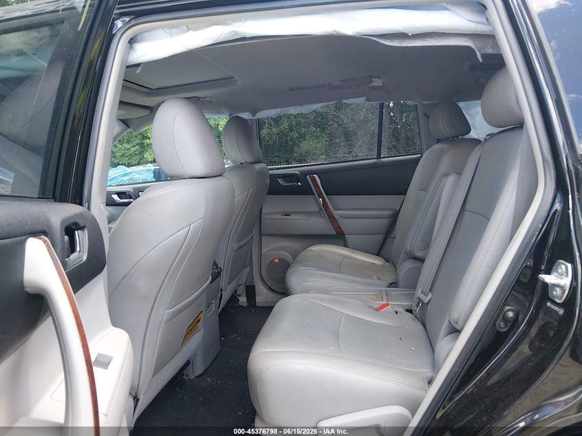 2013 Toyota Highlander VIN 5TDDK3EH8DS277560 IAAI salvage auction — ROLLOVER, Bill Of Sale Destruction Only - Salvage (Ohio), sold $1,150 on 2026-07-21 (photo 8)
