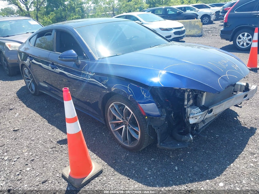 2024 Audi A5 VIN WAUDACF5XRA099921 IAAI salvage auction — FRONT END, Mv-907A (New York), sold $2,550 on 2026-07-28 (photo 1)