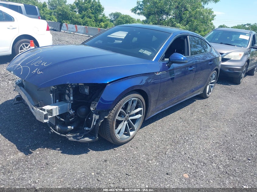 2024 Audi A5 VIN WAUDACF5XRA099921 IAAI salvage auction — FRONT END, Mv-907A (New York), sold $2,550 on 2026-07-28 (photo 2)