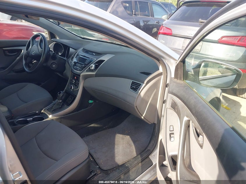 2014 Hyundai Elantra VIN KMHDH4AE6EU176624 IAAI salvage auction — LEFT FRONT, Salvage (Ohio), sold $325 on 2026-07-21 (photo 5)