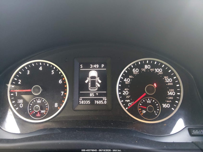 2017 Volkswagen Tiguan VIN WVGUV7AX9HK020248 IAAI salvage auction — FRONT END, Salvage Title, sold $3,350 on 2026-07-25 (photo 7)