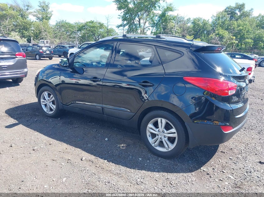 2012 Hyundai Tucson VIN KM8JUCAC5CU541850 IAAI salvage auction — NORMAL WEAR, Clear (New Jersey), sold $1,350 on 2026-07-13 (photo 3)