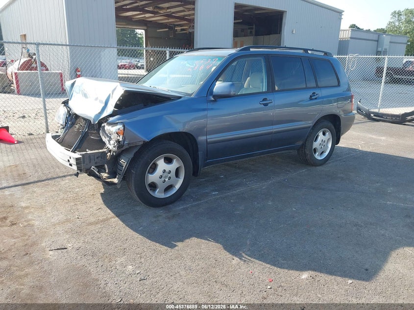 2004 Toyota Highlander VIN JTEGD21A440090955 IAAI salvage auction — NORMAL WEAR, Clear (Georgia), sold $650 on 2026-07-15 (photo 2)