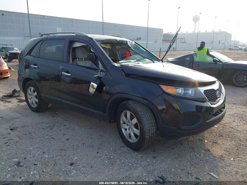 2012 Kia Sorento VIN 5XYKT4A21CG286978 IAAI salvage auction — ROLLOVER, Non-Repairable (Texas), sold $275 on 2026-07-23 (photo 1)