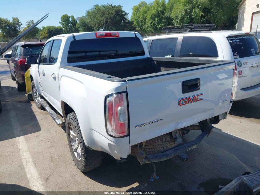 2016 Gmc Canyon VIN 1GTG5CE39G1148494 IAAI salvage auction — REAR END, Salvage Title, sold $4,250 on 2026-08-19 (photo 3)