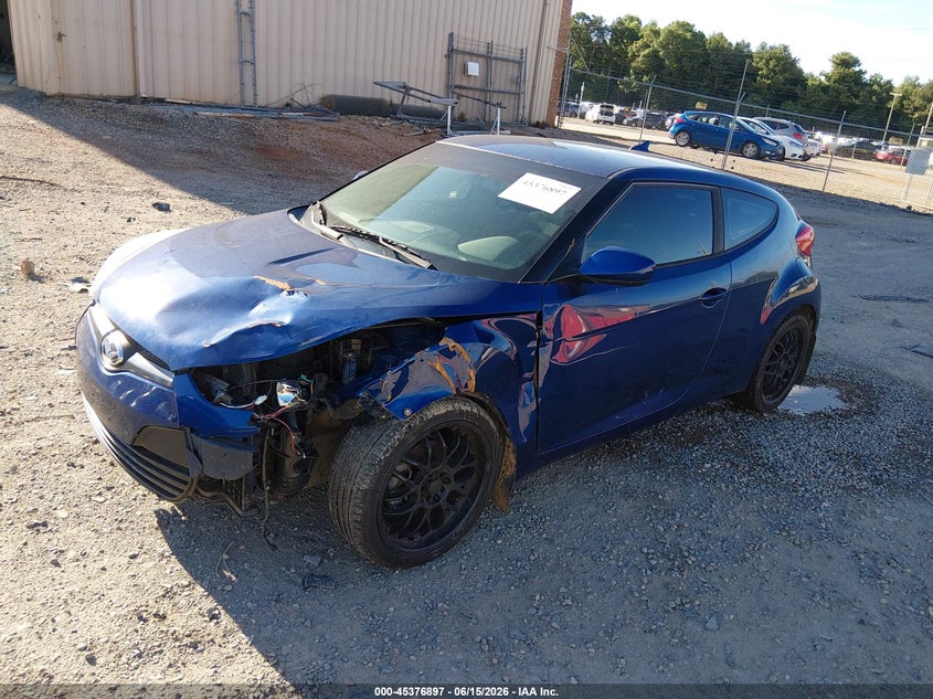 2017 Hyundai Veloster VIN KMHTC6AD8HU309482 IAAI salvage auction — FRONT END, Salvage (Idaho), sold $600 on 2026-07-06 (photo 2)