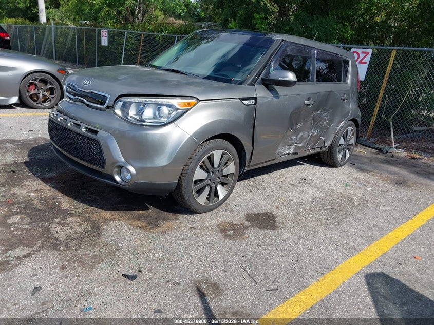 2016 Kia Soul VIN KNDJX3A55G7266773 IAAI salvage auction — SIDE, Rebuildable (Florida), sold $2,100 on 2026-07-29 (photo 2)
