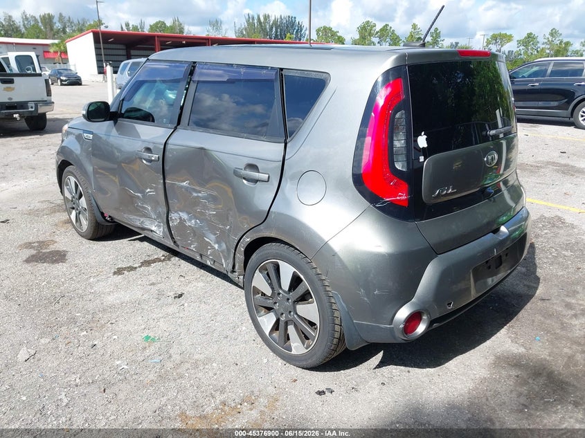 2016 Kia Soul VIN KNDJX3A55G7266773 IAAI salvage auction — SIDE, Rebuildable (Florida), sold $2,100 on 2026-07-29 (photo 3)