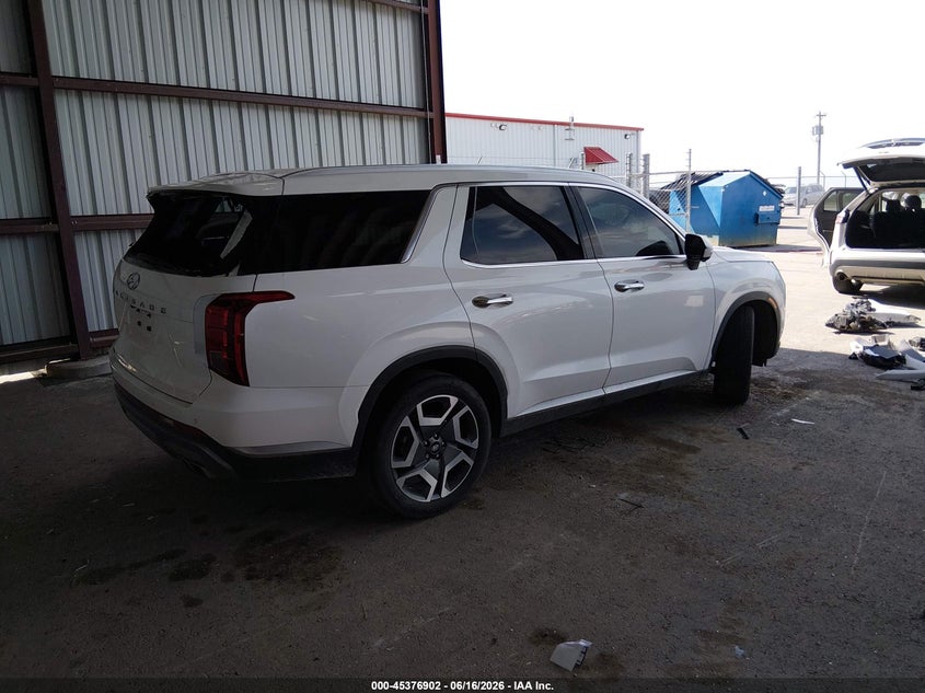 2024 Hyundai Palisade VIN KM8R44GE3RU758744 IAAI salvage auction — REAR END, Salvage (Missouri), sold $10,200 on 2026-07-30 (photo 4)