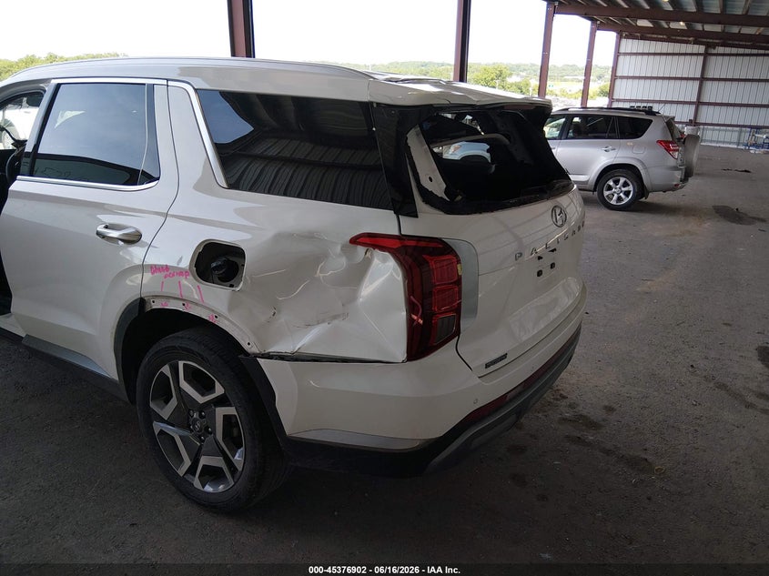 2024 Hyundai Palisade VIN KM8R44GE3RU758744 IAAI salvage auction — REAR END, Salvage (Missouri), sold $10,200 on 2026-07-30 (photo 6)