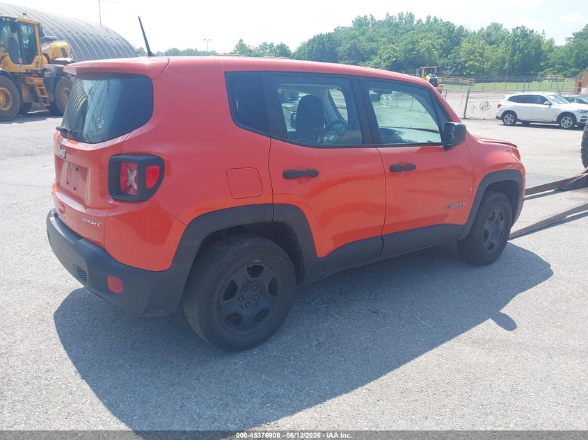 2018 Jeep Renegade VIN ZACCJBAB9JPG78862 IAAI salvage auction — UNKNOWN, Clear (Pennsylvania), sold $1,550 on 2026-07-15 (photo 4)
