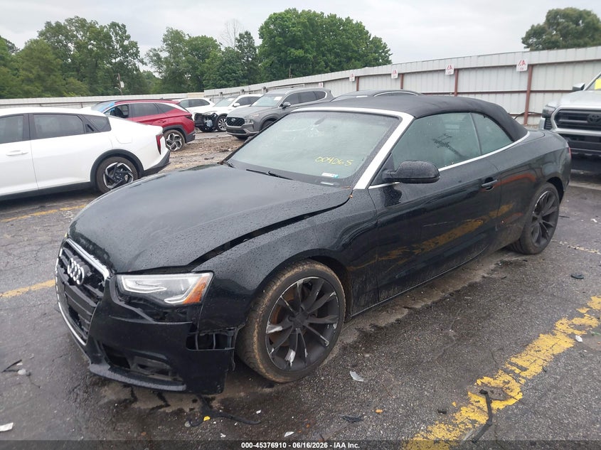 2014 Audi A5 VIN WAUAFAFH6EN004065 IAAI salvage auction — FRONT END, Salvage (Georgia), sold $1,300 on 2026-08-01 (photo 2)