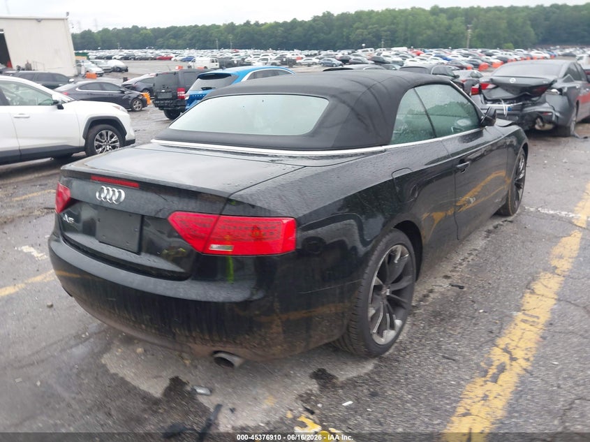 2014 Audi A5 VIN WAUAFAFH6EN004065 IAAI salvage auction — FRONT END, Salvage (Georgia), sold $1,300 on 2026-08-01 (photo 4)