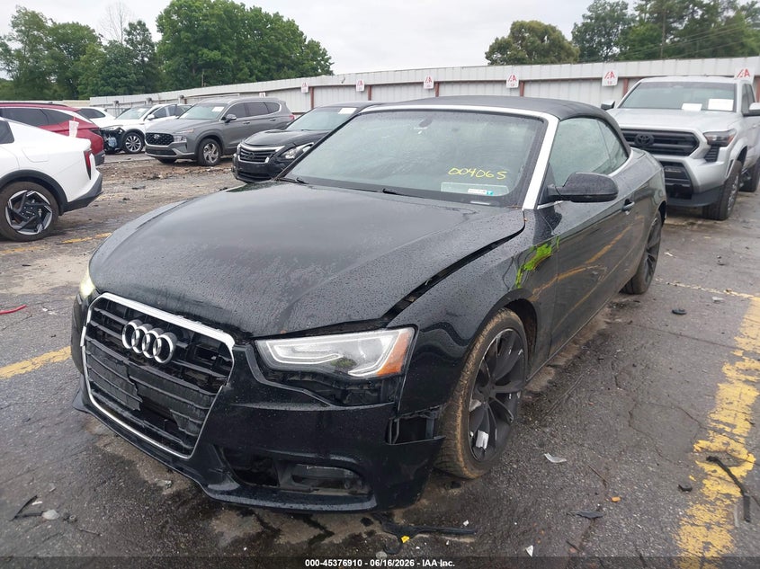 2014 Audi A5 VIN WAUAFAFH6EN004065 IAAI salvage auction — FRONT END, Salvage (Georgia), sold $1,300 on 2026-08-01 (photo 6)