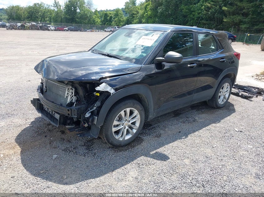 2022 Chevrolet Trailblazer VIN KL79MMS20NB013082 IAAI salvage auction — FRONT END, Salvage (Ohio), sold $3,000 on 2026-07-09 (photo 2)