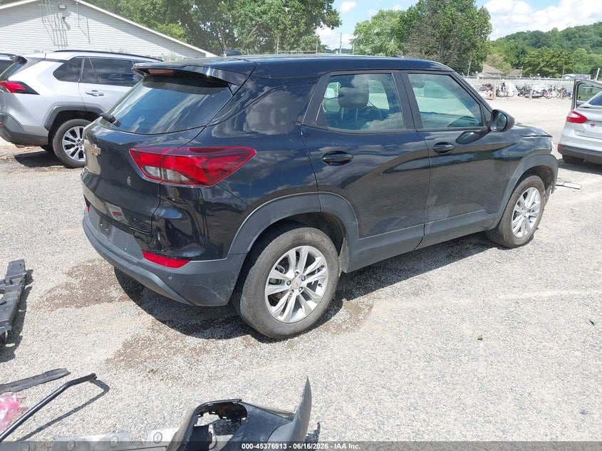 2022 Chevrolet Trailblazer VIN KL79MMS20NB013082 IAAI salvage auction — FRONT END, Salvage (Ohio), sold $3,000 on 2026-07-09 (photo 4)