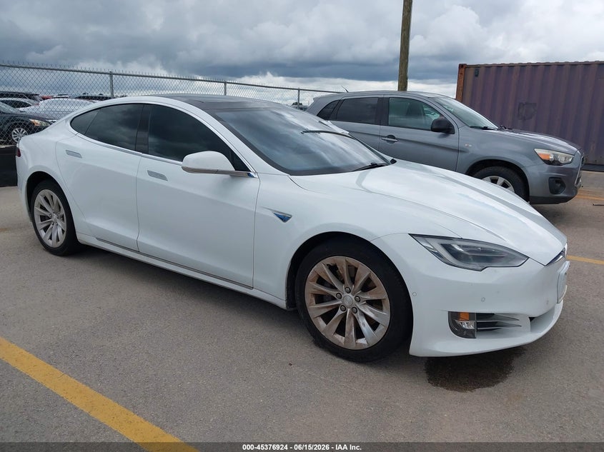 2016 Tesla Model s VIN 5YJSA1E16GF152390 IAAI salvage auction — NORMAL WEAR, Clear (Texas), sold $7,000 on 2026-07-09 (photo 1)