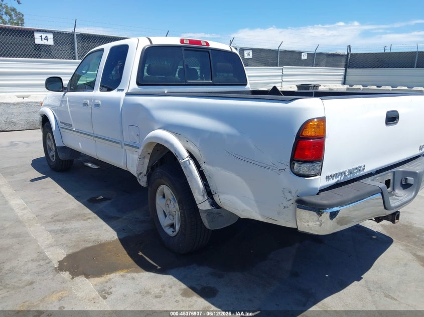 2000 Toyota Tundra VIN 5TBRT3815YS089675 IAAI salvage auction — LEFT & RIGHT, Salvage (California), sold $2,750 on 2026-07-15 (photo 3)