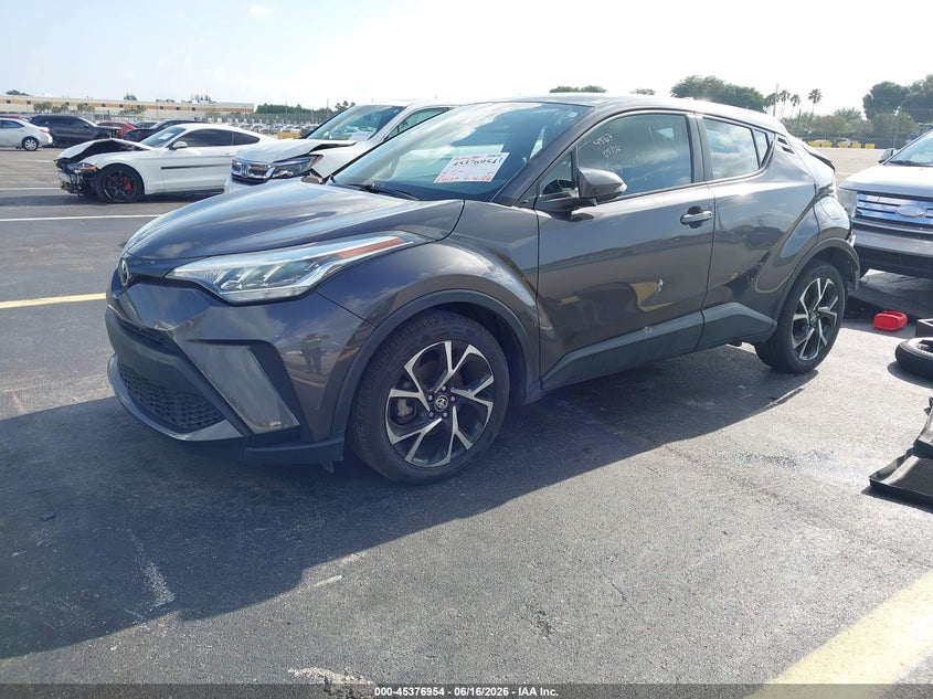 2021 Toyota C-hr VIN NMTKHMBX5MR123281 IAAI salvage auction — REAR END, Salvage Title, sold $5,600 on 2026-07-30 (photo 2)