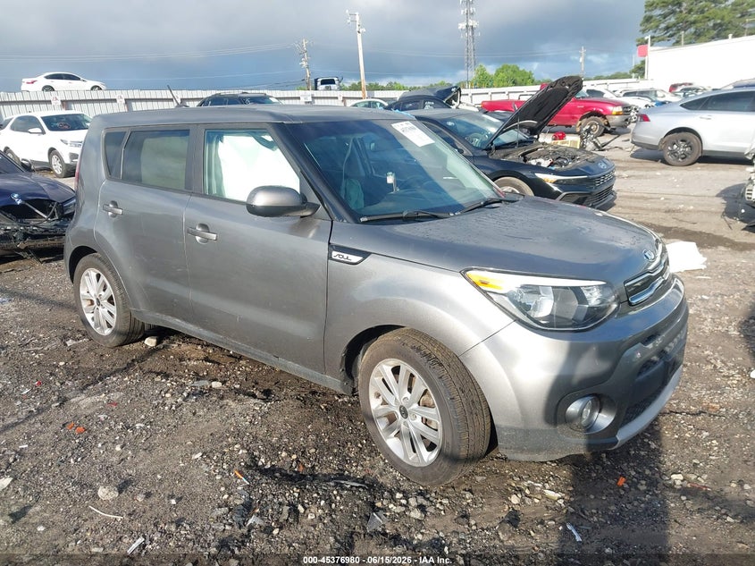 2019 Kia Soul VIN KNDJP3A5XK7696808 IAAI salvage auction — LEFT SIDE, Salvage (Georgia), sold $1,350 on 2026-07-22 (photo 1)