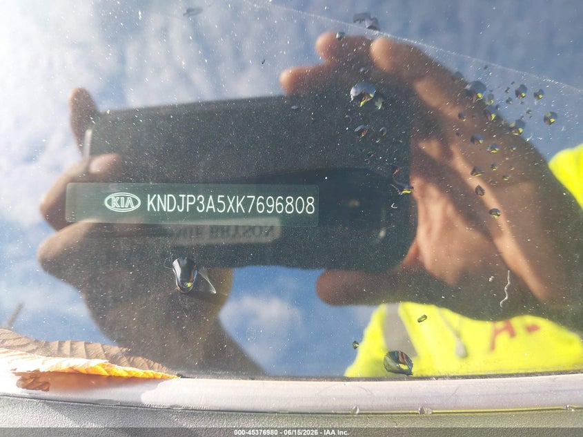 2019 Kia Soul VIN KNDJP3A5XK7696808 IAAI salvage auction — LEFT SIDE, Salvage (Georgia), sold $1,350 on 2026-07-22 (photo 9)