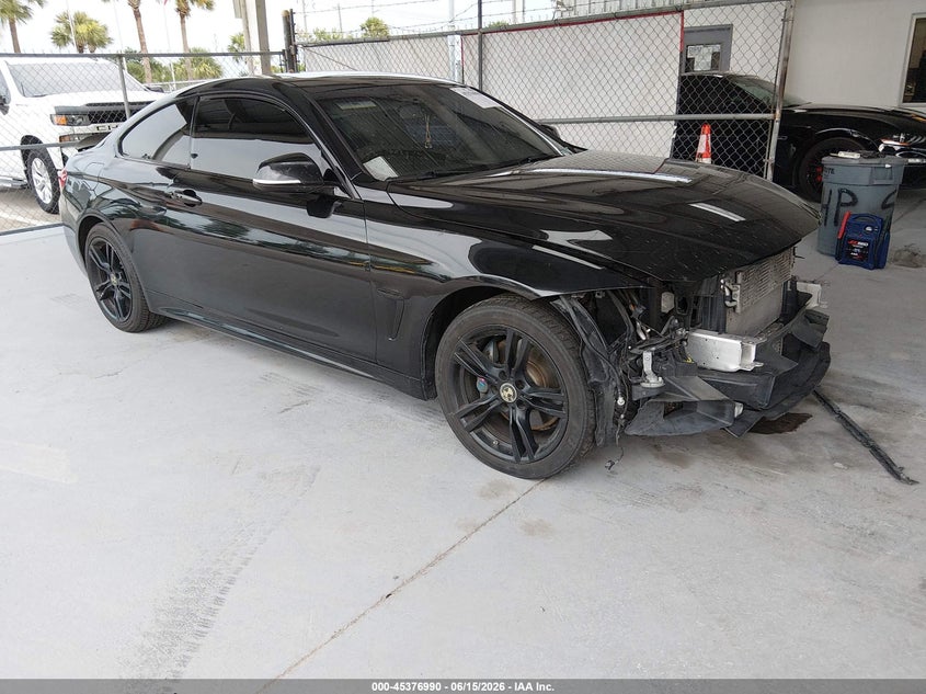 2015 BMW 4er VIN WBA3R5C51FK189601 IAAI salvage auction — FRONT END, Salvage Title, sold $1,700 on 2026-08-20 (photo 1)
