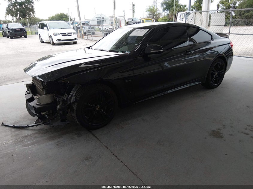 2015 BMW 4er VIN WBA3R5C51FK189601 IAAI salvage auction — FRONT END, Salvage Title, sold $1,700 on 2026-08-20 (photo 2)
