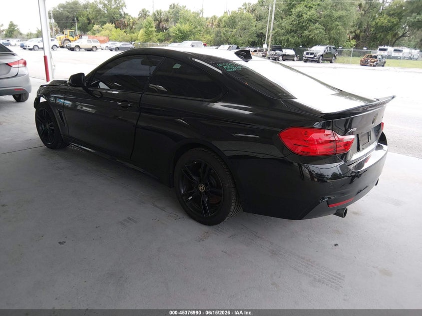 2015 BMW 4er VIN WBA3R5C51FK189601 IAAI salvage auction — FRONT END, Salvage Title, sold $1,700 on 2026-08-20 (photo 3)