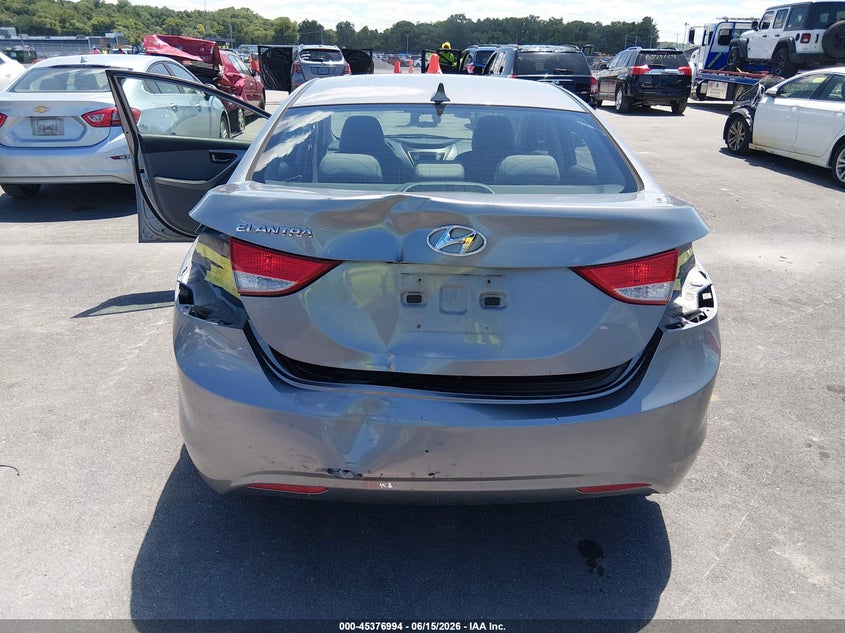 2013 Hyundai Elantra VIN KMHDH4AEXDU942093 IAAI salvage auction — REAR END, Salvage (Illinois), sold $650 on 2026-07-14 (photo 6)