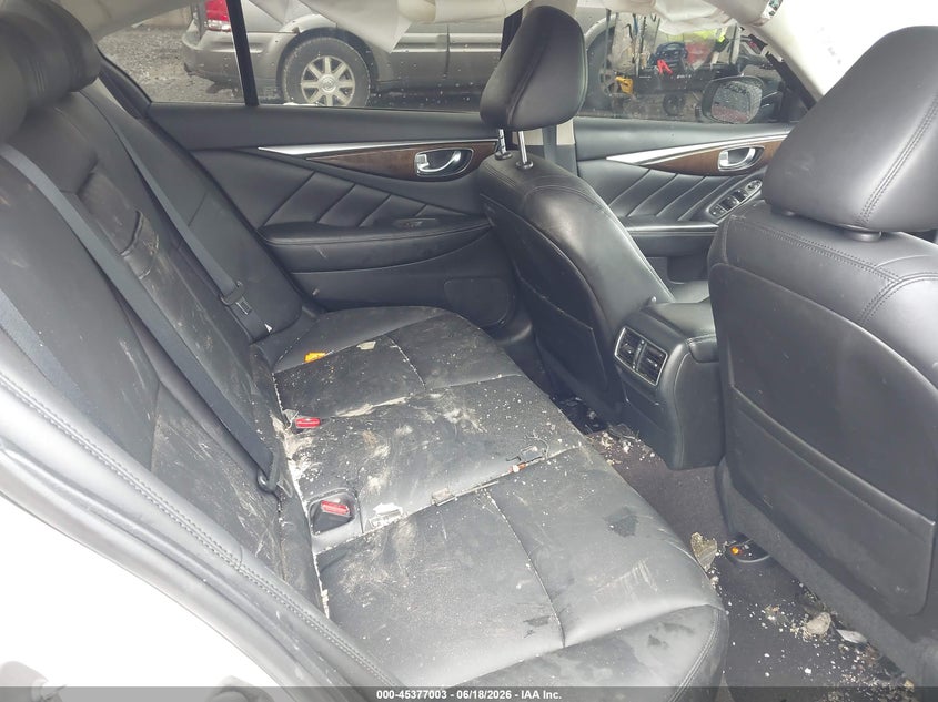 2018 Infiniti Q50 VIN JN1EV7AR2JM445074 IAAI salvage auction — FRONT END, Salvage Title, sold $1,425 on 2026-07-16 (photo 8)