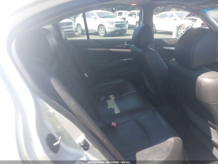 2013 Infiniti G VIN JN1CV6AR8DM350119 IAAI salvage auction — NORMAL WEAR, Clear (North Carolina), sold $1,200 on 2026-07-16 (photo 8)