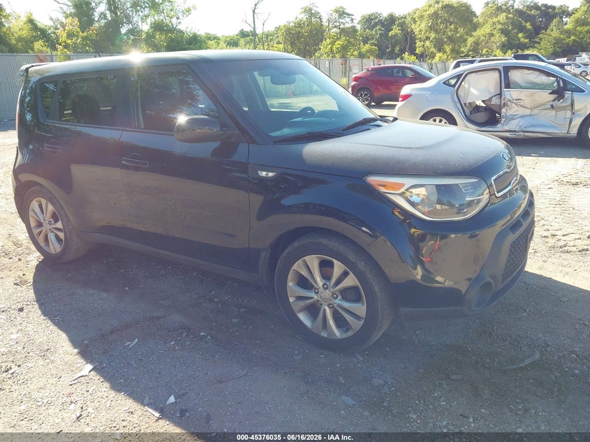 2014 Kia Soul VIN KNDJN2A29E7722700 IAAI salvage auction — REAR END, Salvage (Idaho), sold $225 on 2026-07-14 (photo 1)