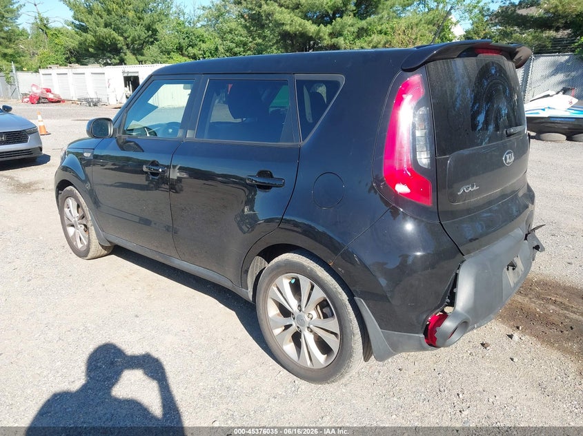 2014 Kia Soul VIN KNDJN2A29E7722700 IAAI salvage auction — REAR END, Salvage (Idaho), sold $225 on 2026-07-14 (photo 3)