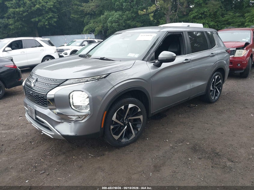 2022 Mitsubishi Outlander VIN JA4J3UA80NZ009804 IAAI salvage auction — RIGHT FRONT, Salvage Title, sold $3,600 on 2026-07-21 (photo 2)