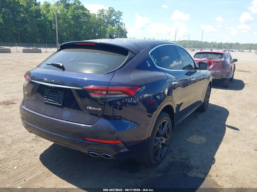 2021 Maserati Levante VIN ZN661YUA2MX378891 IAAI salvage auction — FRONT END, Salvage (Idaho), sold $15,900 on 2026-07-15 (photo 4)