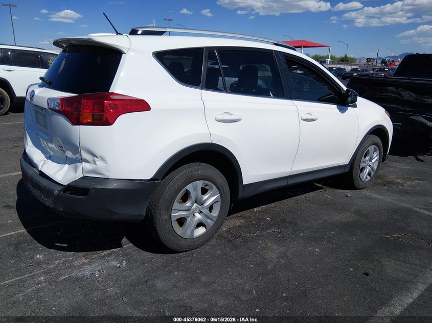 2015 Toyota Rav 4 VIN JTMBFREVXFJ022865 IAAI salvage auction — FRONT & REAR, Salvage (Nevada), sold $4,850 on 2026-07-10 (photo 4)