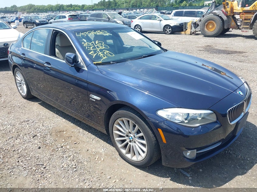 2011 BMW 5 series VIN WBAFU7C51BDU55530 IAAI salvage auction — FRONT END, Mv-907A (New York), sold $2,325 on 2026-07-14 (photo 1)